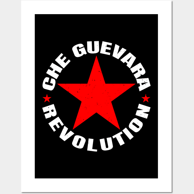 Che Guevara Rebel Cuban Guerrilla Revolution T-Shirt Wall Art by HiDearPrint